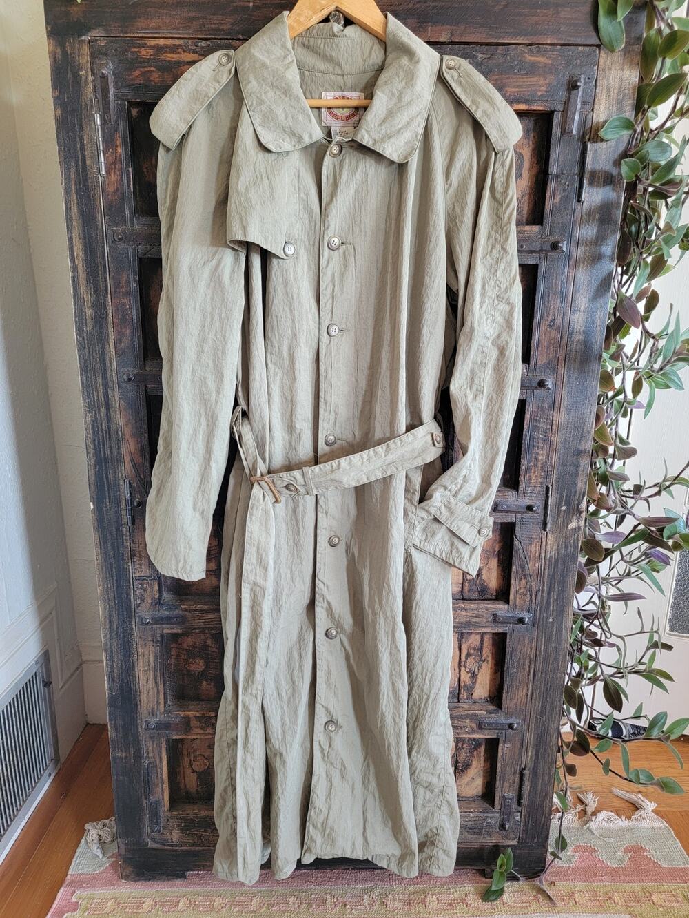 Vintage Banana Republic Belted Trench Sz L